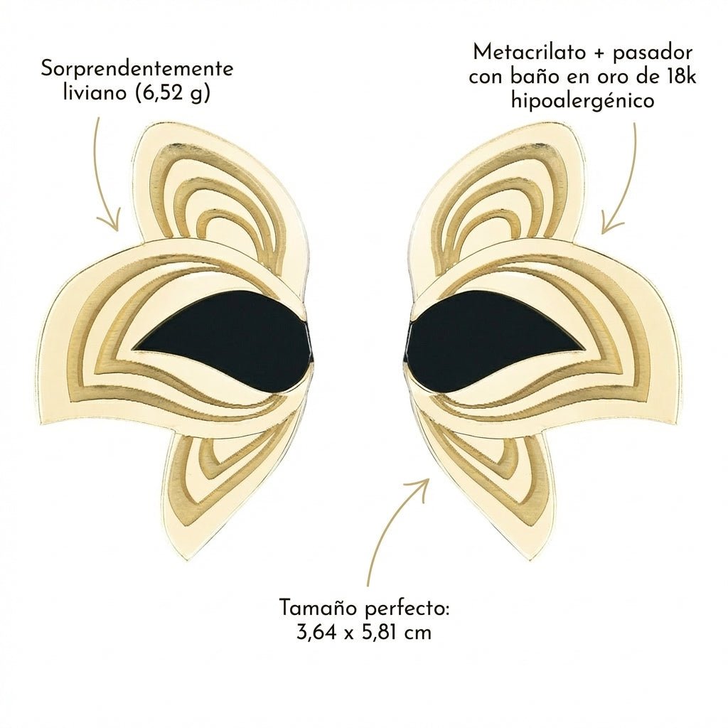 Ojos Dorados - Leontina Joyas