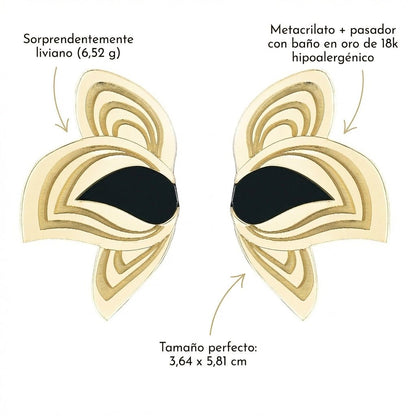 Ojos Dorados - Leontina Joyas