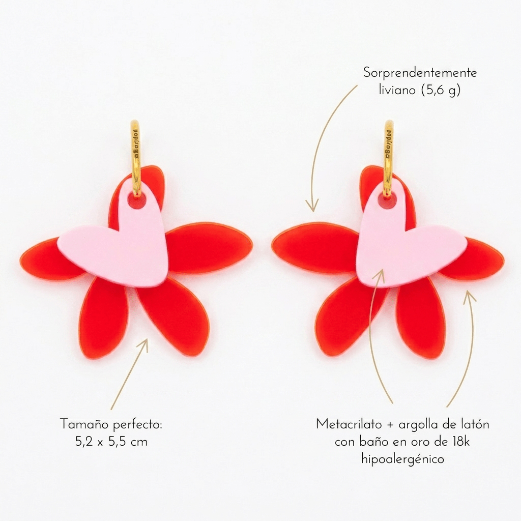 Primavera Flúor - Leontina Joyas