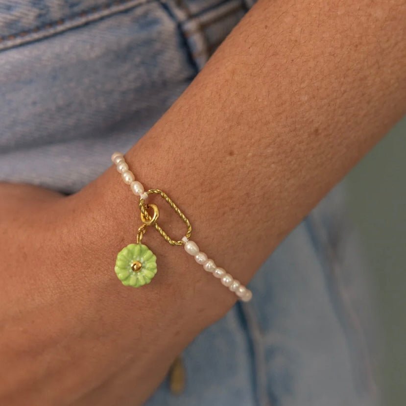Pulsera Perlas de Río - Leontina Joyas