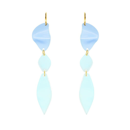 Aros Maxi Tránsito Papiroga, acrílico (metacrilato), diseño español - Leontina Joyas Chile
